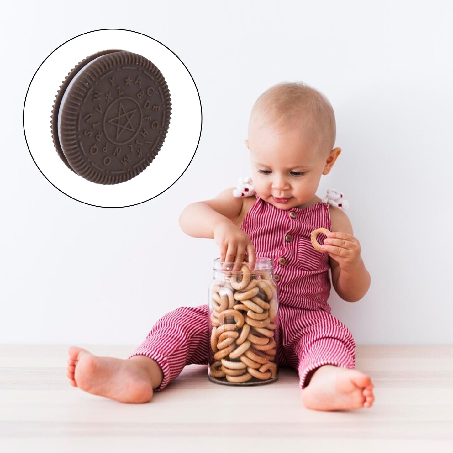 Silicone Baby Teething Toys (1 Pc Mix Design)