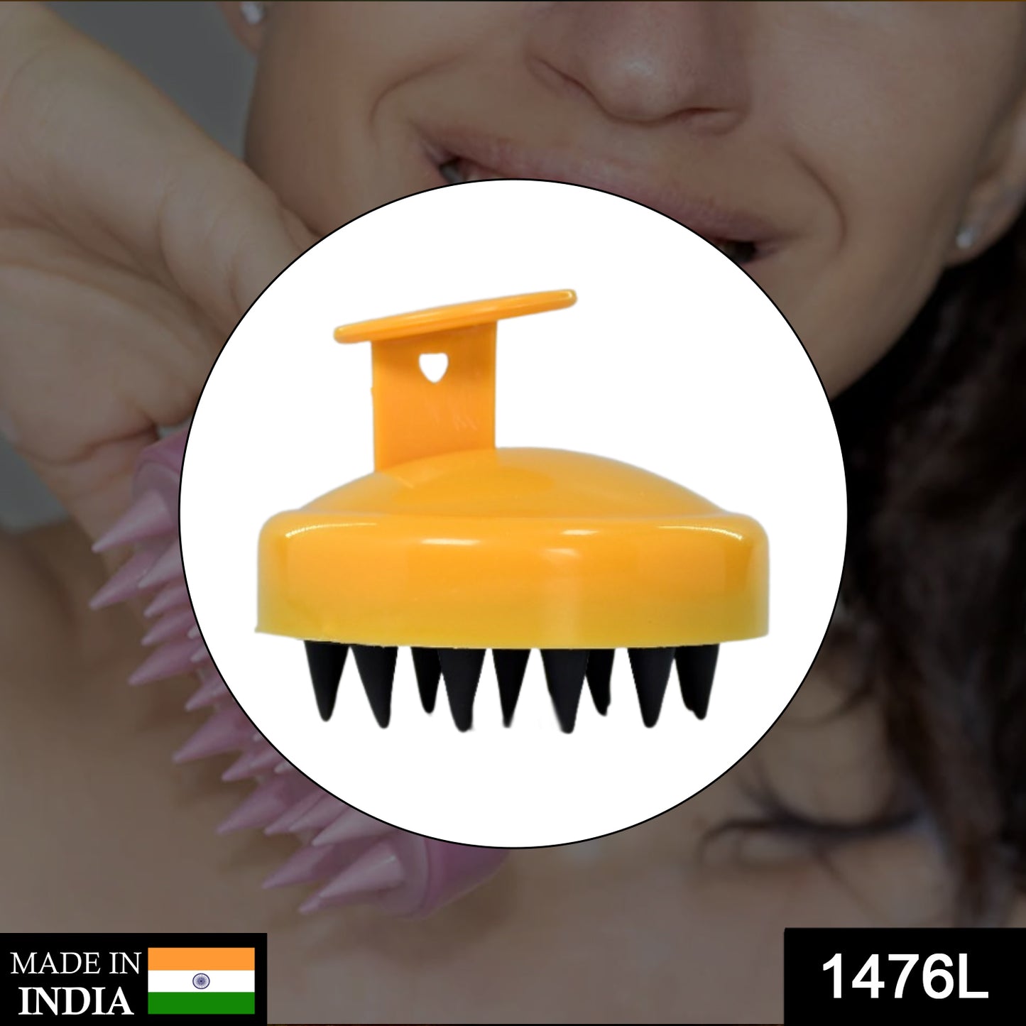 1476L Handheld Scalp Massager & Shampoo Brush – Hair Growth and Scalp Care Tool